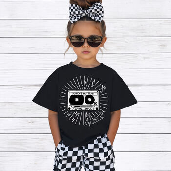 Personalised Mix Tape Cassette Name Kids T Shirt, 2 of 4