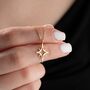 Sterling Silver North Star Necklace, thumbnail 9 of 11