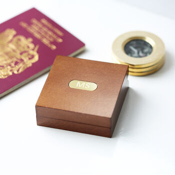 Compass Personalised With Timber Box, 7 of 7