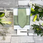 Dusty Sage Wedding Tie Set, thumbnail 10 of 10