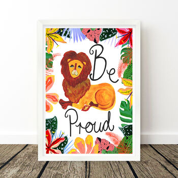 Lion Be Proud Kids Print, 10 of 12