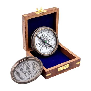 Personalised Three Inches 47th Birthday 100 Year Calendar Compass, 7 of 12