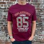 Personalised 'Authentic Vintage' Birthday Year T Shirt, thumbnail 2 of 9