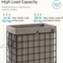 Laundry Basket 110 L Fabric Liner Metal Wire Frame, thumbnail 10 of 12