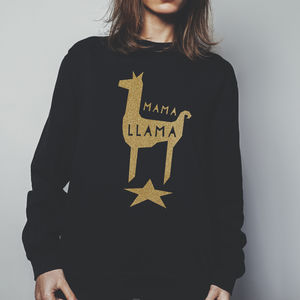 sweatshirt llama jumper mama hoodies sweatshirts notonthehighstreet slogan jumpers womens