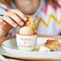 Personalised Ceramic Egg Cup, thumbnail 1 of 8