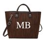 Personalised Large Initial Tote Cross Body Bag, thumbnail 1 of 6