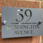 Personalised Design House Acrylic Number And Road Name Sign, thumbnail 2 of 4