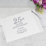 Personalised 25th Silver Anniversary Book, thumbnail 4 of 7