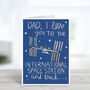 Space Station Father's Day Card, thumbnail 2 of 4