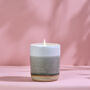 Handmade Rose Calming Ceramic Soy Candle, thumbnail 3 of 4