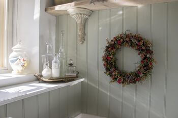 Autumn Winter Berry Wreath For Wall Or Door Decoration, 8 of 10