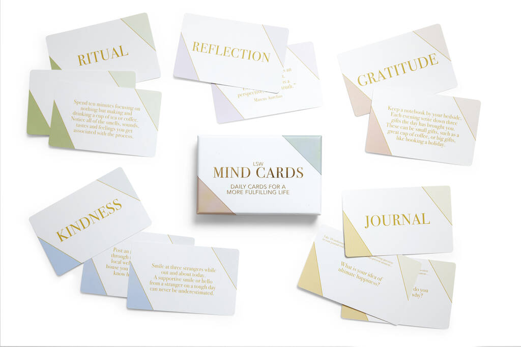 Mind Cards: Mindfulness And Wellbeing Cards, 1 of 6