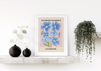 Flower Market Liverpool Print, 5 of 5
