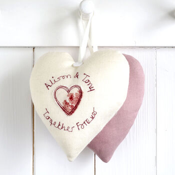 Personalised Hanging Heart Mother's Day Gift For Mum Or Grandma, 7 of 12