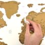 Scratch Off World Map Travel Gifts, thumbnail 8 of 11
