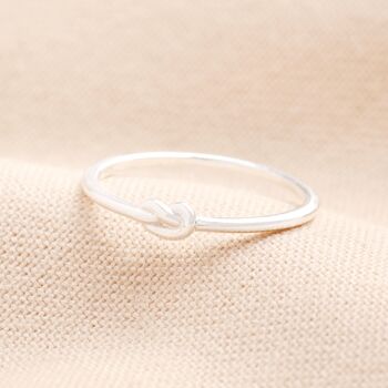 Sterling Silver Knot Ring, 2 of 5