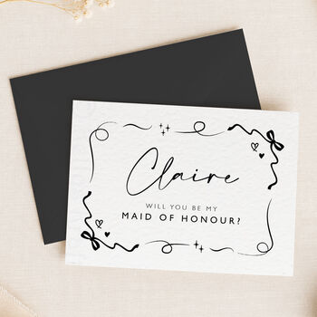 Bridesmaid Proposal Card Bows, 2 of 11