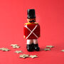 Glass Festive Nutcracker Figurine, thumbnail 1 of 4