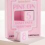 Custom Pink Sparkle Gin Christmas Countdown, thumbnail 2 of 4
