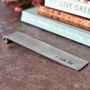 Personalised 6th Anniversary Gift, Iron Scroll Bookmark, thumbnail 1 of 10