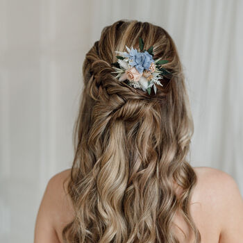 Lark Wildflower Wedding Dried Flower Hair Comb, 2 of 3