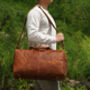 Worn Look Leather Boot Bag, thumbnail 6 of 12