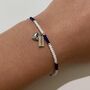 Preston North End Football Fan Bracelet With Charms, thumbnail 1 of 4