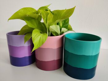 Ceramic Tonal Plant Pot / Planter, 2 of 2