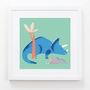 Dinosaur Art Prints: Diplodocus, Triceratops Or T Rex, thumbnail 9 of 9