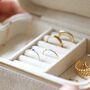 Natural Linen Jewellery Case, thumbnail 5 of 7