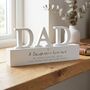 Dad Gifts Daughter's First Love Dad Ornament, thumbnail 2 of 9