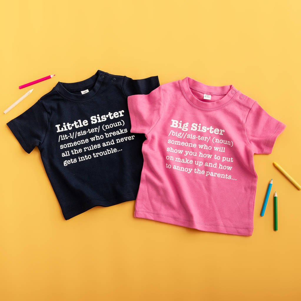 Sisters Definition T Shirt Set, 1 of 8