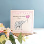 Personalised New Baby Elephant Gift Set, thumbnail 4 of 9