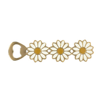 Handmade Brass Daisy Bottle Opener, 3 of 3