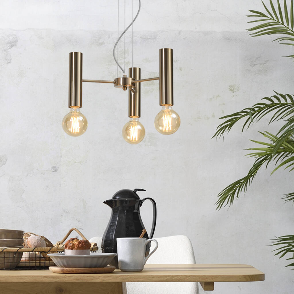Gold Drop Pendant Light By Lime Lace