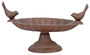 Traditional Brown Cast Iron Two Bird Bath And Feeder Gift, thumbnail 2 of 4