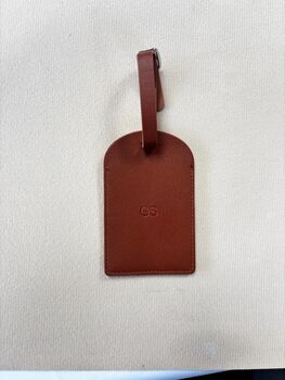 Personalised Vegan Leather Travel Tag, 5 of 9