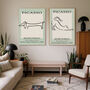 Picasso Line Drawing Dog Art Print, thumbnail 3 of 3