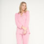 Personalised Super Soft Pink Long Jersey Pyjamas, thumbnail 4 of 7