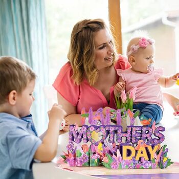 Pop Up 3D Mothers Day Card, 2 of 6