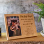 Wedding Song And Lyrics Oak Photo Frame, thumbnail 2 of 7