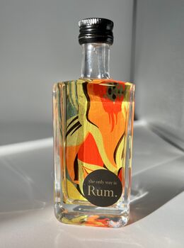 Spiced Rum 5cl With Personalised Front Label, 2 of 4