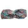 'Demi' Pink And Blue Floral Paisley Headband, thumbnail 6 of 6