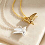 Hummingbird Pendant Necklace, thumbnail 3 of 6