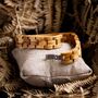 Personalised Engraved Olive Wood Bracelet – Custom Wooden Cuff Gift For Men And Women, thumbnail 4 of 6