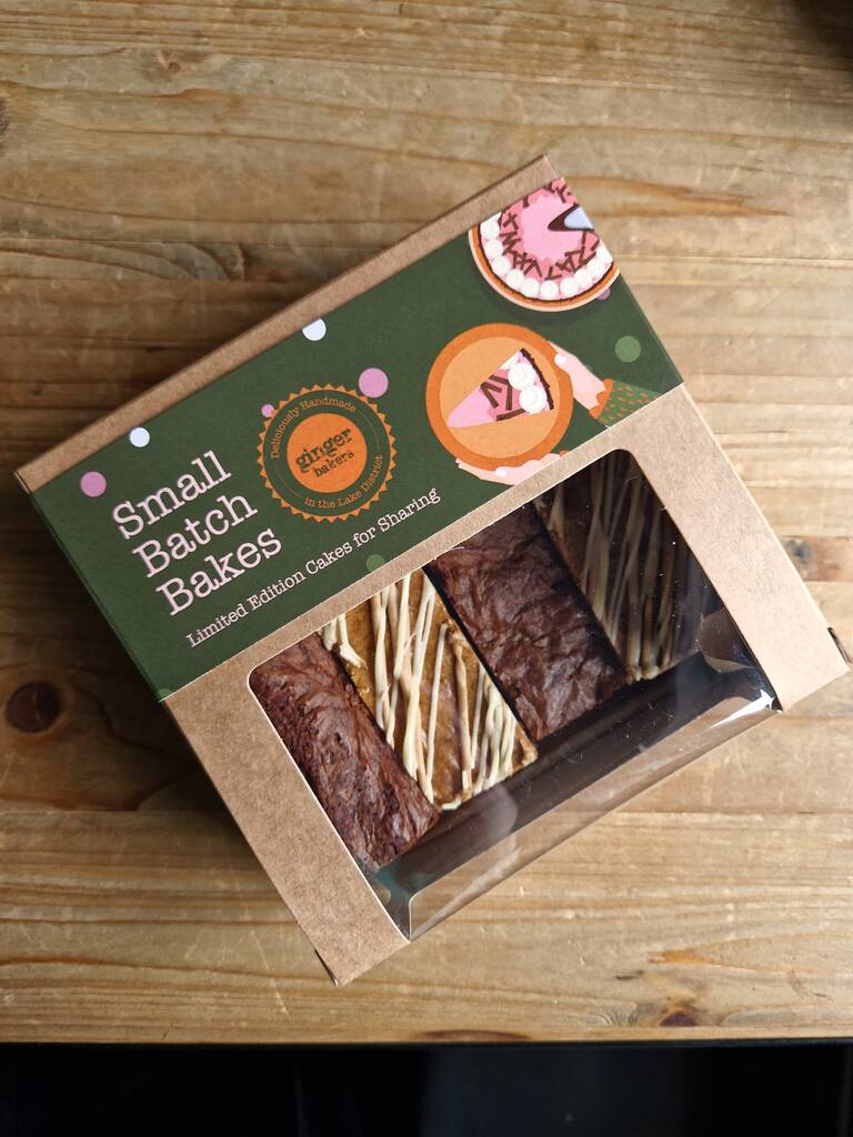 Brownie And Blondie Box By Ginger Bakers