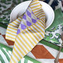 Set Of Four Diamond Linen Napkins, thumbnail 3 of 8