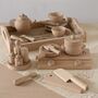 Personalised Wooden Play Tea Set, thumbnail 3 of 6