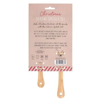 Santa's Helper Silicone Spatula Set, 4 of 4